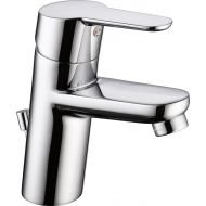 Delta Faucet Modern Single Hole Bathroom Faucet, Single Handle Bathroom Faucet Chrome, Bathroom Sink Faucet, Drain Assembly, Chrome 573LF-HGM-PP