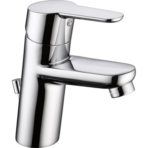  Delta Faucet Modern Single Hole Bathroom Faucet, Single Handle Bathroom Faucet Chrome, Bathroom Sink Faucet, Drain Assembly, Chrome 573LF-HGM-PP