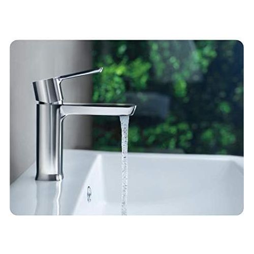  DELTA FAUCET Delta Modern Single-Handle Bathroom Faucet with Metal Drain Assembly, Chrome (581LF-MPU-PP)