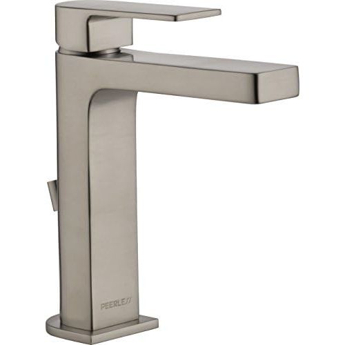  DELTA FAUCET Peerless P1519LF-BN-HA Xander Single Handle Hi-Arc Bathroom Faucet, Brushed Nickel