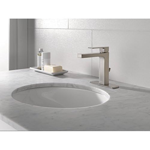  DELTA FAUCET Peerless P1519LF-BN-HA Xander Single Handle Hi-Arc Bathroom Faucet, Brushed Nickel