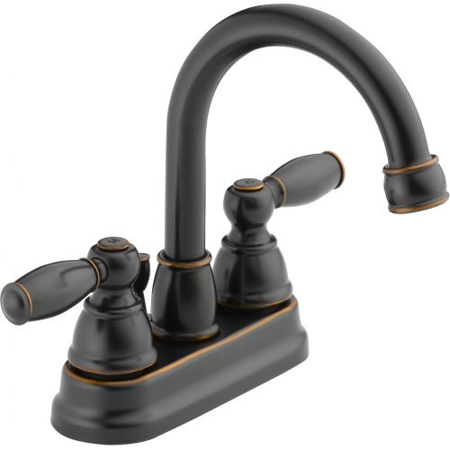  DELTA FAUCET Peerless P299685LF-OB Apex Two Handle Bathroom Faucet, Oil Bronze