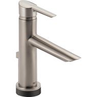 DELTA FAUCET Delta 561T-SS-DST Compel Single Lever Handle Bathroom Faucet with Touch2O.XT Technology, Stainless