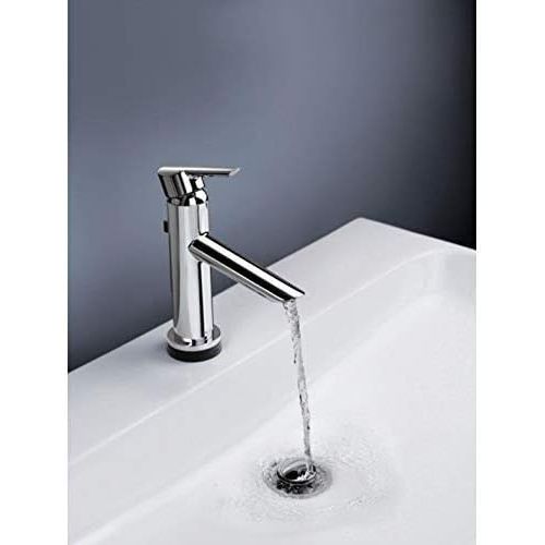  DELTA FAUCET Delta 561T-SS-DST Compel Single Lever Handle Bathroom Faucet with Touch2O.XT Technology, Stainless