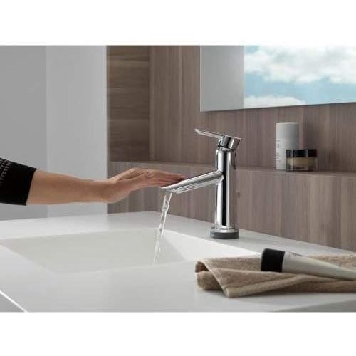  DELTA FAUCET Delta 561T-SS-DST Compel Single Lever Handle Bathroom Faucet with Touch2O.XT Technology, Stainless