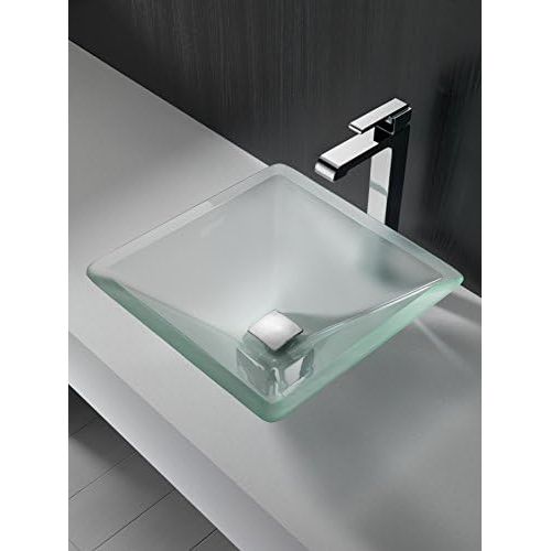  Delta Faucet Ara Vessel Sink Faucet, Single Hole Bathroom Faucet, Single Handle Bathroom Faucet Chrome, Bathroom Sink Faucet, Chrome 767LF