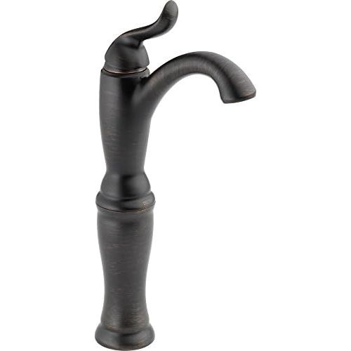  Delta Faucet Linden Vessel Sink Faucet, Bronze Bathroom Faucet, Single Hole Bathroom Faucet, Single Handle, Diamond Seal Technology, Venetian Bronze 794-RB-DST