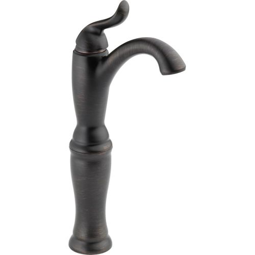  Delta Faucet Linden Vessel Sink Faucet, Bronze Bathroom Faucet, Single Hole Bathroom Faucet, Single Handle, Diamond Seal Technology, Venetian Bronze 794-RB-DST