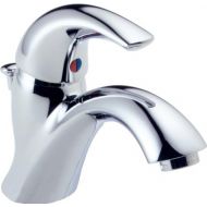 Delta Faucet Classic Centerset Bathroom Faucet Chrome, Bathroom Sink Faucet, Drain Assembly, Chrome 583LF-WF