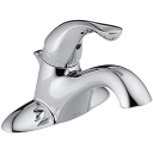  DELTA FAUCET Delta 520-MPU-DST Classic Single Handle Centerset Bathroom Faucet, Chrome