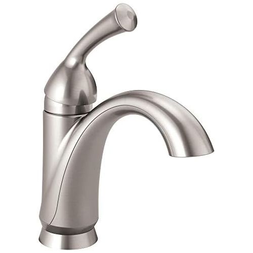  Delta Faucet Haywood Single Hole Bathroom Faucet Brushed Nickel, Single Handle Bathroom Faucet, Diamond Seal Technology, Metal Drain Assembly, Stainless 15999-SS-DST