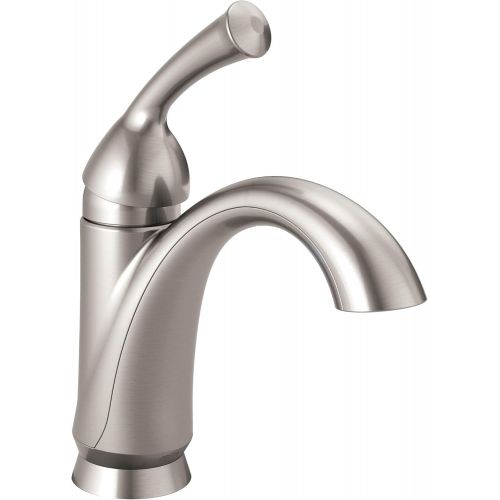  Delta Faucet Haywood Single Hole Bathroom Faucet Brushed Nickel, Single Handle Bathroom Faucet, Diamond Seal Technology, Metal Drain Assembly, Stainless 15999-SS-DST