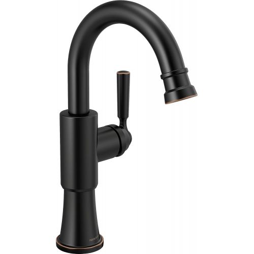  DELTA FAUCET Peerless Westchester Single-Handle Bar Faucet Oil Rubbed Bronze, Bar Sink Faucet, Prep Sink Faucet, Oil Rubbed Bronze P1823LF-OB