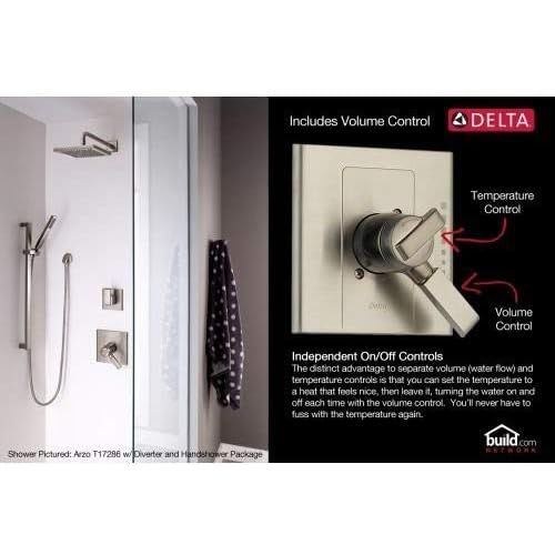  DELTA FAUCET Delta T17251-SSH2O Dryden Monitor 17 Series Shower Trim, Stainless