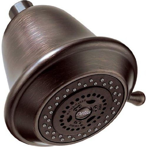  DELTA FAUCET Delta RP43381SS Touch-Clean 5-Setting Showerhead, Stainless