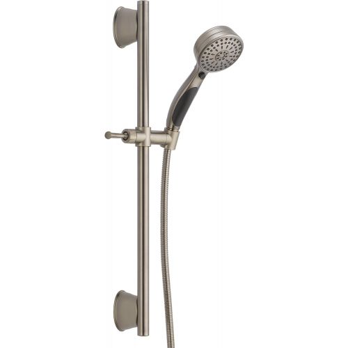  DELTA FAUCET Delta 9-Spray Touch Clean Slide Bar Hand Held Shower with Hose, Stainless 51549-SS
