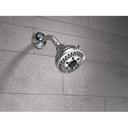  DELTA FAUCET Delta 52637-SS20-PK with 5 Setting H2OKinetic Showerhead, Stainless