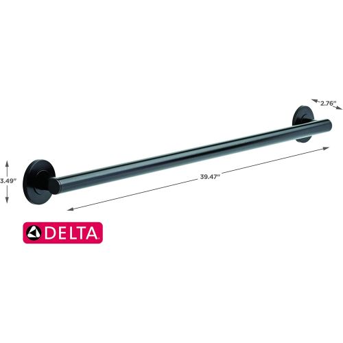  DELTA FAUCET Delta 41836-RB Contemporary 36-Inch Grab Bar with Concealed Mounting, Venetian Bronze