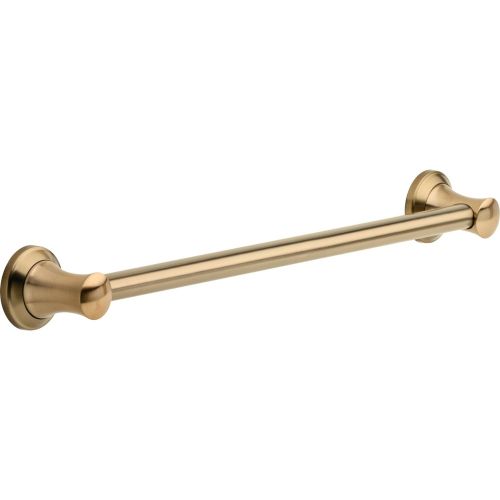  DELTA FAUCET Delta 41724-CZ Transitional 24-Inch Grab Bar with Concealed Mounting, Champagne Bronze
