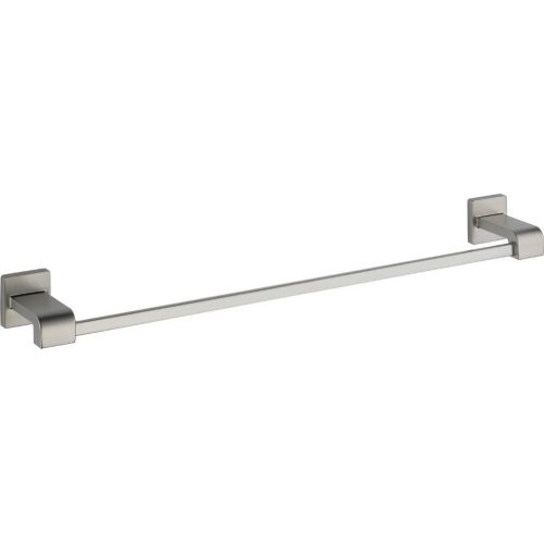  DELTA FAUCET Delta Faucet 77525-SS Ara 24inch Double Towel Bar Rack, Brilliance Stainless Steel