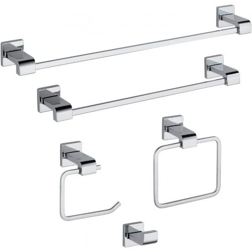  DELTA FAUCET Delta Faucet 77525-SS Ara 24inch Double Towel Bar Rack, Brilliance Stainless Steel