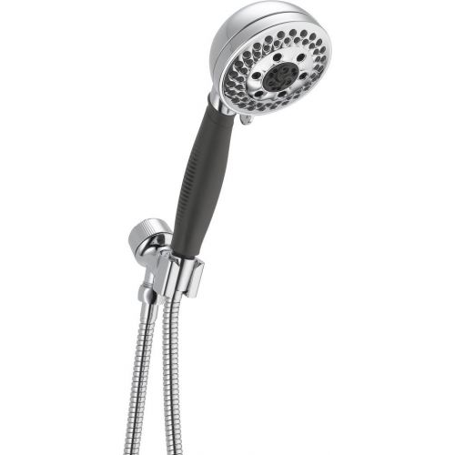  DELTA FAUCET Delta 54445-SS-PK H2Okinetic 5-Setting Shower Mount Handshower, Stainless