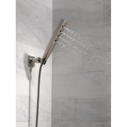  DELTA FAUCET Delta Faucet 5-Spray Touch-Clean H2Okinetic Wall-Mount Hand Held Shower with Hose, Chrome 55140