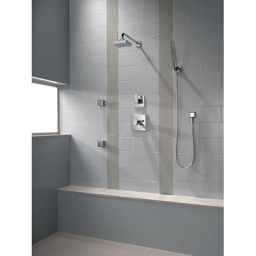  DELTA FAUCET Delta Faucet 5-Spray Touch-Clean H2Okinetic Wall-Mount Hand Held Shower with Hose, Chrome 55140