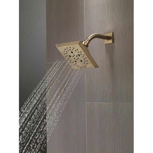  DELTA FAUCET Delta 52664-SS H2Okinetic 5-Setting Raincan Shower head, Stainless