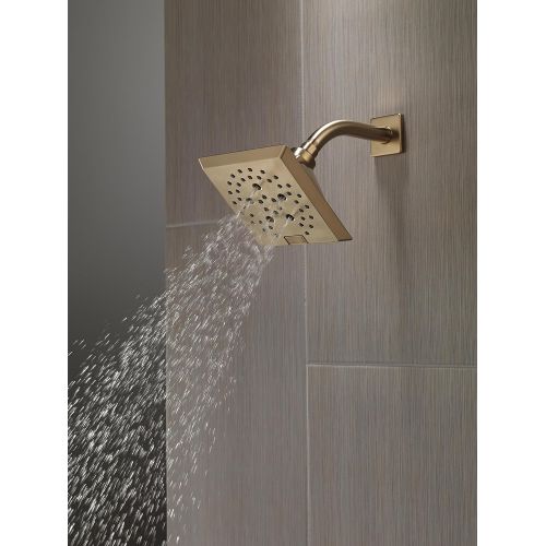  DELTA FAUCET Delta 52664-SS H2Okinetic 5-Setting Raincan Shower head, Stainless