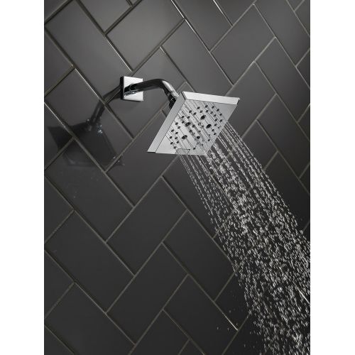  DELTA FAUCET Delta 52664-SS H2Okinetic 5-Setting Raincan Shower head, Stainless