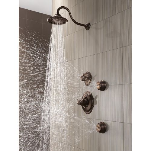  DELTA FAUCET Delta Faucet 3-Spray Touch-Clean Shower Head, Venetian Bronze RP34355RB