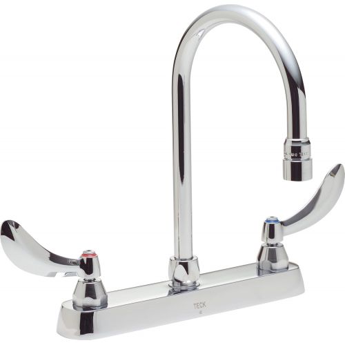  DELTA FAUCET Delta Faucet 26C3934 26T, Two Handle 8-Inch Cast Deck-Mount Faucet, Chrome