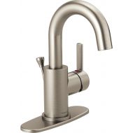 DELTA FAUCET Peerless Precept Single-Handle Bathroom Faucet with Pop-Up Drain Assembly, Brushed Nickel P191102LF-BN