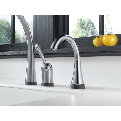  Delta Faucet 1977T-AR Traditional Touch Beverage Faucet, Arctic Stainless