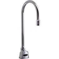 DELTA FAUCET Delta 1501T3320 Single Hole Battery Operated Electronic Basin Faucet with Gooseneck Spout, Chrome