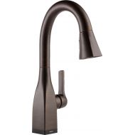 DELTA FAUCET Delta Faucet Mateo Single-Handle Bar-Prep Touch Kitchen Sink Faucet with Pull Down Sprayer, Touch2O Technology and Magnetic Docking Spray Head, Matte Black 9983T-BL-DST