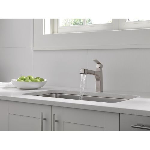  DELTA FAUCET Peerless Xander Pull Out Kitchen Sink Faucet with Pull Out Sprayer, Stainless P6919LF-SS