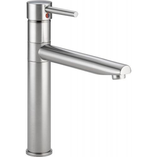  DELTA FAUCET Delta Faucet 1159LF-AR Trinsic, Single Handle Centerset Kitchen Faucet, Arctic Stainless