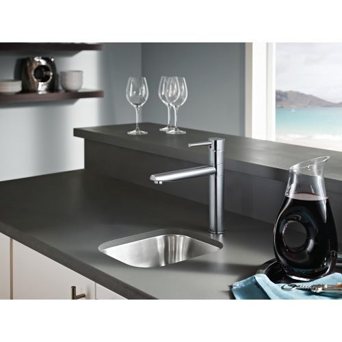  DELTA FAUCET Delta Faucet 1159LF-AR Trinsic, Single Handle Centerset Kitchen Faucet, Arctic Stainless