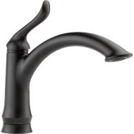 DELTA FAUCET Delta 1353-RB-DST Linden Single Handle Kitchen Faucet, Venetian Bronze