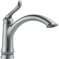DELTA FAUCET Delta Faucet 1353-AR-DST Linden Single Handle Kitchen Faucet, Arctic Stainless