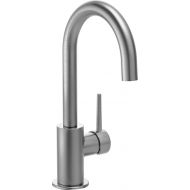 DELTA FAUCET Delta Faucet Trinsic Single-Handle Bar-Prep Kitchen Sink Faucet, Arctic Stainless 1959LF-AR