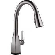 DELTA FAUCET Delta Faucet 9183T-KS-DST Single Handle Kitchen Faucet with Touch2O and ShieldSpray Technologies Pull-Down Black Stainless