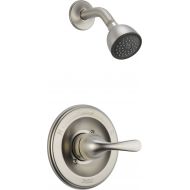 DELTA FAUCET Delta Faucet Classic 13 Series Single-Function Shower Trim Kit with Single-Spray Touch-Clean Shower Head, Stainless T13220-SS (Valve Not Included)