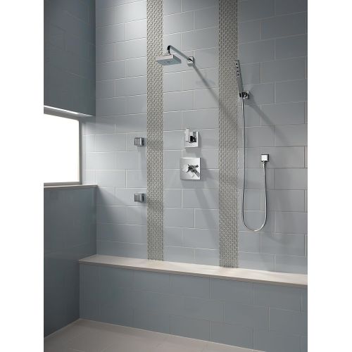  DELTA FAUCET Delta Faucet Single-Spray H2Okinetic Shower Head, Chrome RP70171-15