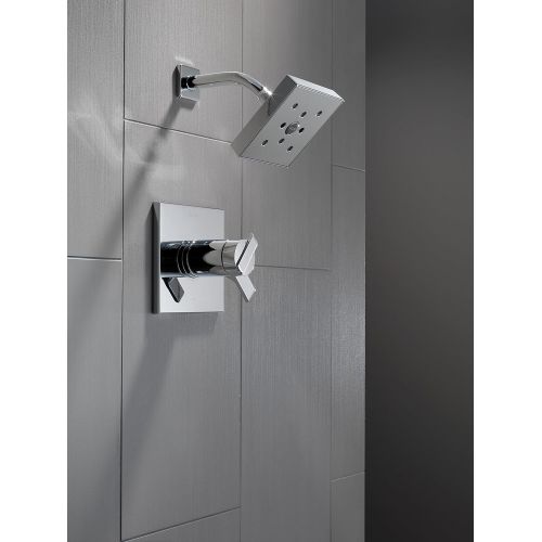  DELTA FAUCET Delta Faucet Single-Spray H2Okinetic Shower Head, Chrome RP70171-15