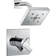 DELTA FAUCET Delta Faucet T17267-BL Ara Monitor 17 Series Shower Trim, Matte Black,
