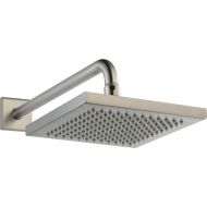 Delta Faucet Single-Spray Touch-Clean Rain Shower Head, Stainless 57740-SS