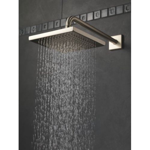  Delta Faucet Single-Spray Touch-Clean Rain Shower Head, Stainless 57740-SS